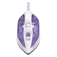 Ferro a Vapor Antiaderente Branco/Roxo - Black Decker 